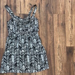 Black and white dress